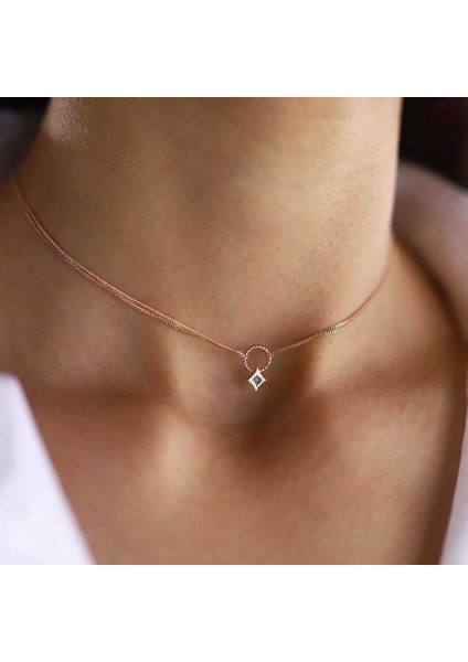 Baklava Model Choker Kolye