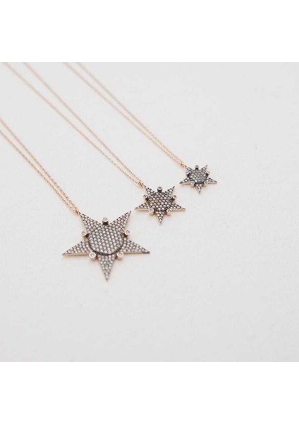 Taşlı Küçük Yıldız Kolye