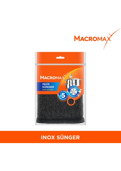 Inox Sünger Paslanmaz Çelik Temizlik Süngeri