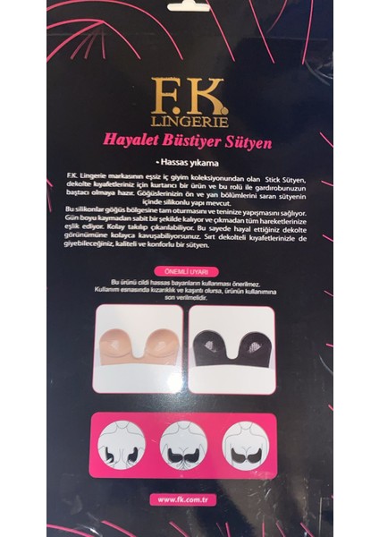 F.k Görünmez Push Up Hayalet Straplez Sütyen - F.k. Lıngerıe fiyatları