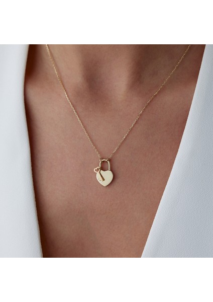 Heart Lock Kolye