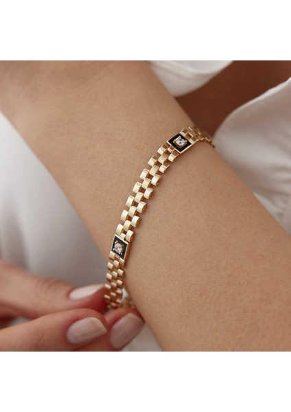 Mineli Kordon Taşlı Bileklik fiyatları