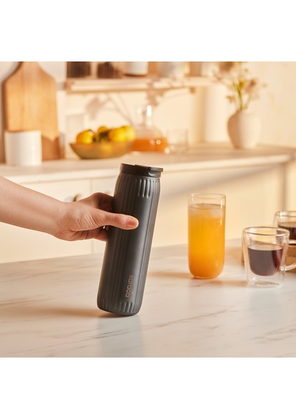 Rimo Sızdırmaz Çelik Termos 600 ml Antrasit