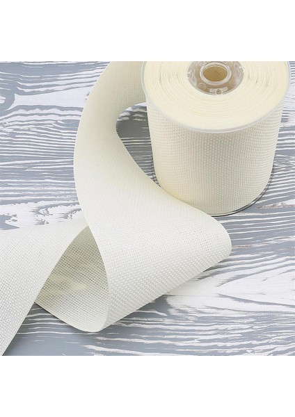 Kanaviçe Şerit 10CM -Ekru- 1 Metre fiyatları