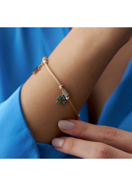 Mineli Yonca Yıldız Charm Bileklik