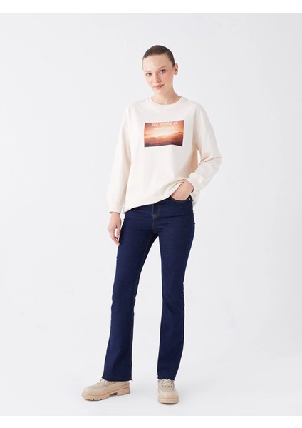 Lcw Modest Siyah Straight Fit Kadın Jean Pantolon