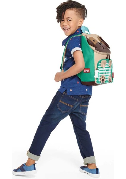 Zoo Bıd Kıd Backpack Pug Çanta - Yeşil fiyatları