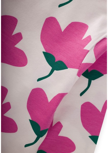 Desenli Pijama Takım 2-10 Yaş Lale Desen modelleri