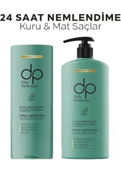 Daily Perfection Hyaluronik Asit Bakım Şampuanı 425 ml + Saç Bakım Kremi 350 ml