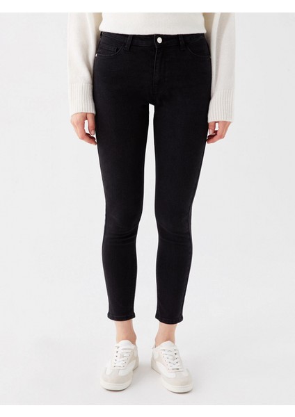 Lcw Jeans Siyah Mercury Skinny Fit Kadın Jean Pantolon Pantolon fiyatları