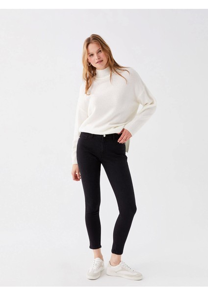 Lcw Jeans Siyah Mercury Skinny Fit Kadın Jean Pantolon Pantolon modelleri