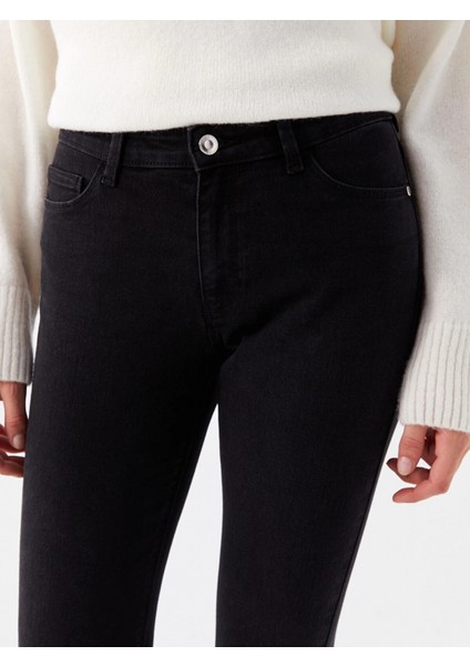 Lcw Jeans Siyah Mercury Skinny Fit Kadın Jean Pantolon Pantolon fırsatları