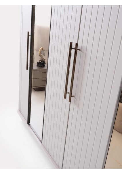 Utah 6 Kapaklı Gardırop %100 Mdf modelleri