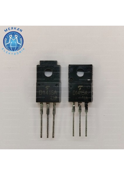 2SD1415A (TO-220-ZİP-3) Orijinal Oto Beyin Tamir Entegreleri Merkan Elektronik