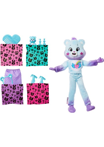 Cutie Reveal Sevimli Ayıcıklar Bebek ve Aksesuarları, Hayalperest Ayıcık ve 10 Sürpriz Içeren 2. Seri JFV61 fırsatları