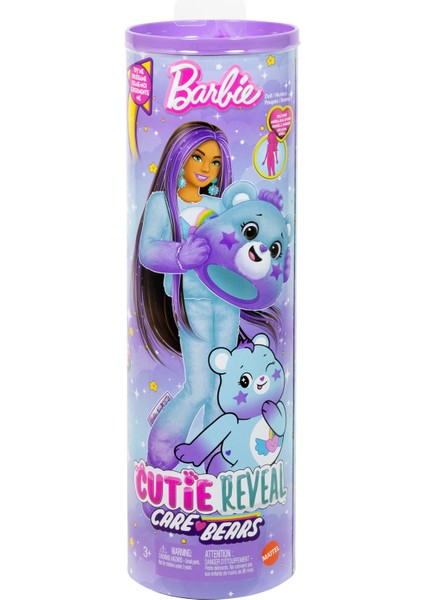 Cutie Reveal Sevimli Ayıcıklar Bebek ve Aksesuarları, Hayalperest Ayıcık ve 10 Sürpriz Içeren 2. Seri JFV61