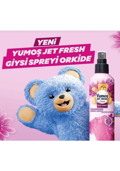 Jet Fresh Giysi Spreyi 200 ml Orkide x 4 & Jet Fresh Giysi Spreyi 200 ml Lilyum x 4 fırsatları