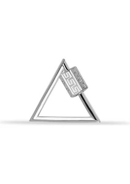 Labirent Motifli Üçgen Charm Kilidi fiyatları