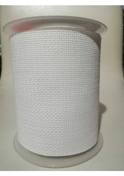 Kanaviçe Şerit 10CM -Beyaz -1 Metre modelleri
