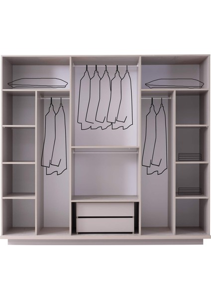 Kansas Yatak Odası Takımı %100 Mdf modelleri