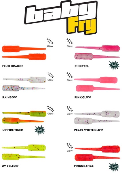 Baby Fry 2,7cm Lrf Silikon Yem