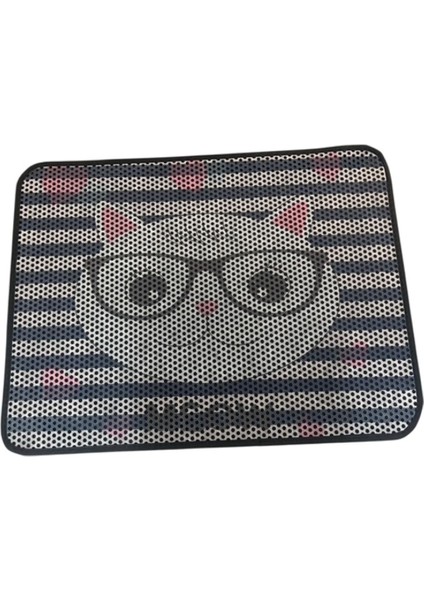 Xxl Büyük Boy 80CM x 60CM Kedi Tuvalet Kabı Önü Kum Toplayıcı Elekli Kedi Halısı Paspası Dekor