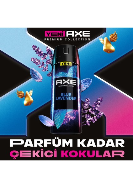 Premium Collection Erkek Sprey Deodorant Blue Lavender 72 Saat Ferahlık 150 ml X2 modelleri