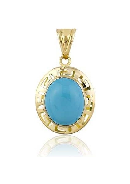 Mavi Opal Taşlı Greek Charm