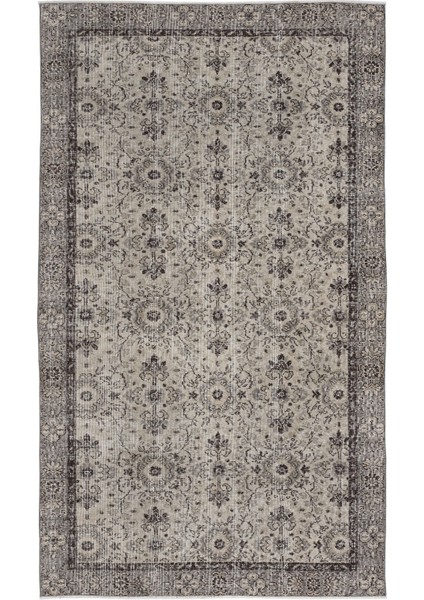 Girit Bej Çizgili Yün Modern Desenli Yün Hav Toz Vermez Leke Tutmayan Salon Yolluk Mutfak El Dokuma Halı