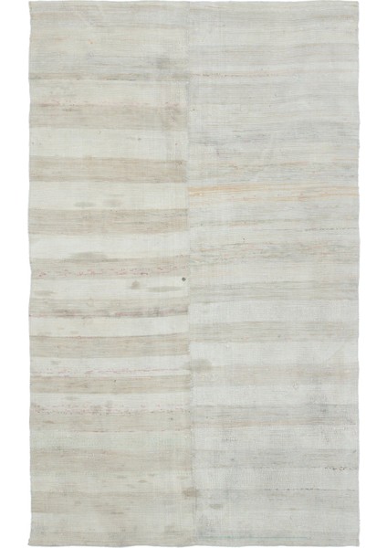 Atina Bej Eskitme Yün Modern Desenli Yün Hav Toz Vermez Leke Tutmayan Salon Yolluk Mutfak El Dokuma Halı