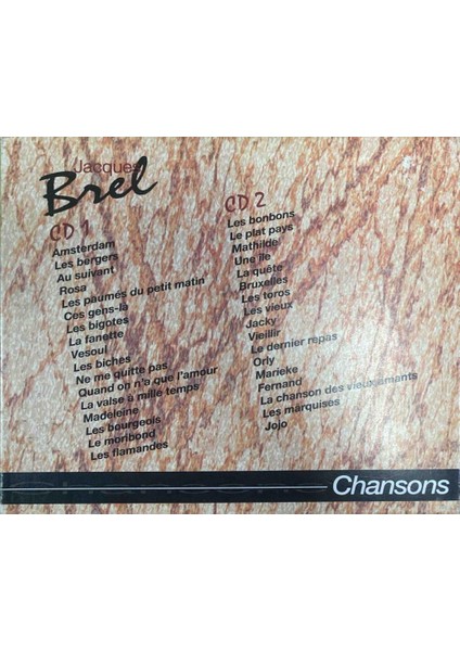 Dikkat CD Jacques Brel – Jacques Brel