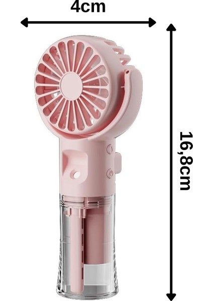Taşınabililir Su Hazneli Mini USB Şarjlı 3 Kademeli Askılı El Vantilatör Fan Soğutucu F4 fiyatları