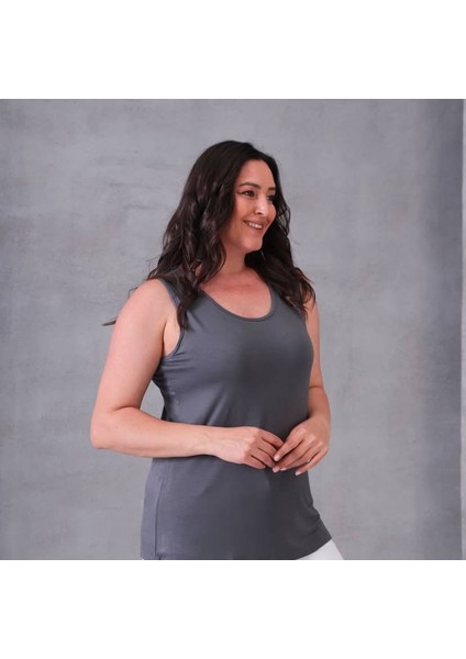 Kadın Büyük Beden Kalın Askılı Likralı Viskon Body fiyatları