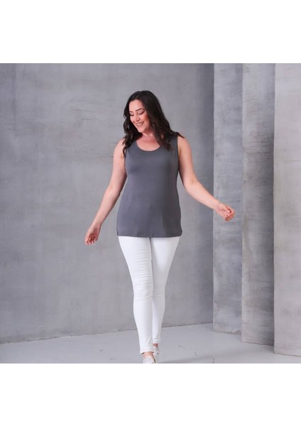 Kadın Büyük Beden Kalın Askılı Likralı Viskon Body modelleri