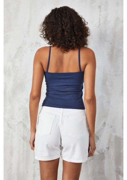 Indigo Bej 2'li Ince Ip Askılı Pamuklu Basic Atlet 27274 fırsatları