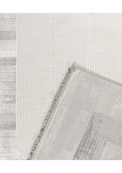 Zainab Modern Gri Akrilik Dikdörtgen Modern Desenli Akrilik Hav Vermeyen Leke Tutmayan Kolay Temizlenen Yumuşak Makine Salon Yolluk Mutfak Halı modelleri