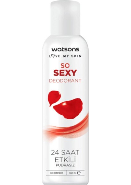 So Sexy Deodorant Sprey Pudrasız 150 ml