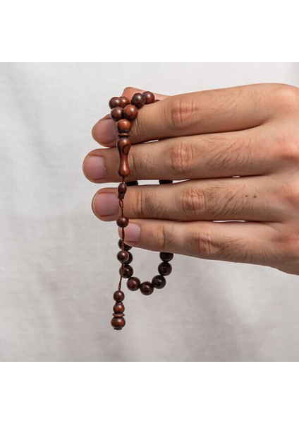 Kuka Yuvarlak Kesim 925 Ayar Gümüş Tesbih