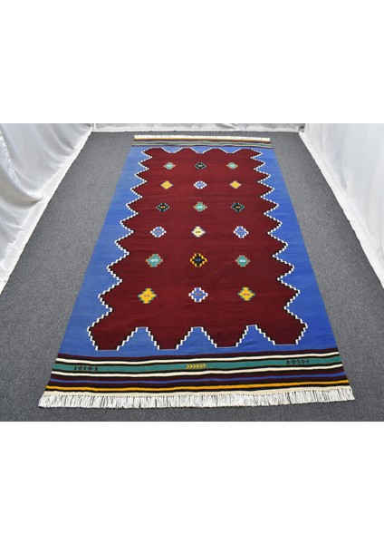 El Dokuma Benzersiz Bodrum Muğla Yörük Yün Kilim 6260 fırsatları