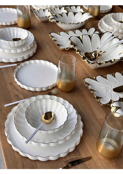 Yemek Takımı Royal Charme Twist Gold 88 Parça 6 Kişilik fırsatları