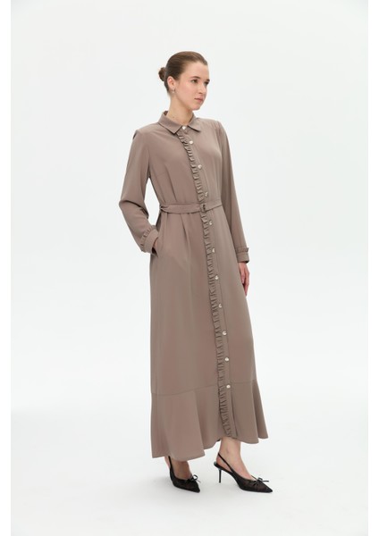 Ferace Abaya Elbise Yazlık Kadın Tesettür 20233