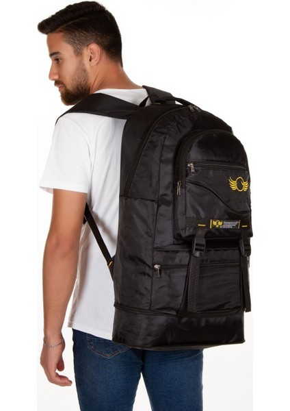 Körüklü Ortopedik Konfor Çok Gözlü Gezi Seyahat Yürüyüş Dağcı Kamp Spor Sırt Çantası Deprem Çantası