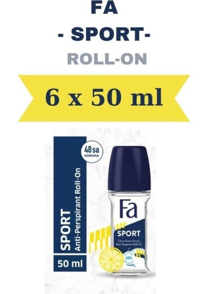 Roll-On Sport - 6X50 ml