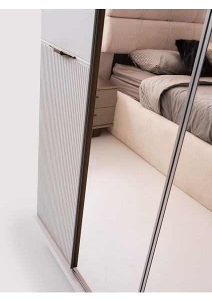 Kansas 6 Kapaklı Gardırop %100 Mdf fırsatları