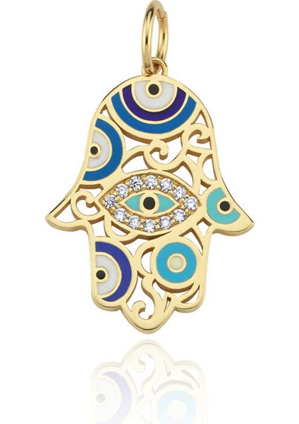 Fatmanın Eli Nazarlı Kolye Ucu