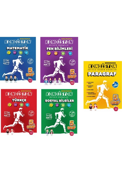 Newton Yayınları 5. Sınıf Tüm Dersler Kondisyon Denemeleri Seti