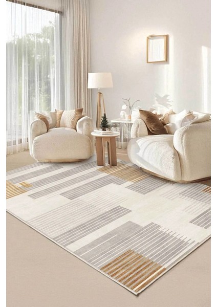 Dijital Kaymaz Yıkanabilir Modern Salon Halısı Mutfak Halısı Koridor Halısı Yolluk DC-7321