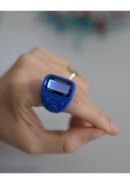 Mini Işıklı Zikirmatik Mavi modelleri