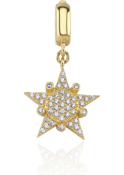 White Spot Star Kolye Ucu