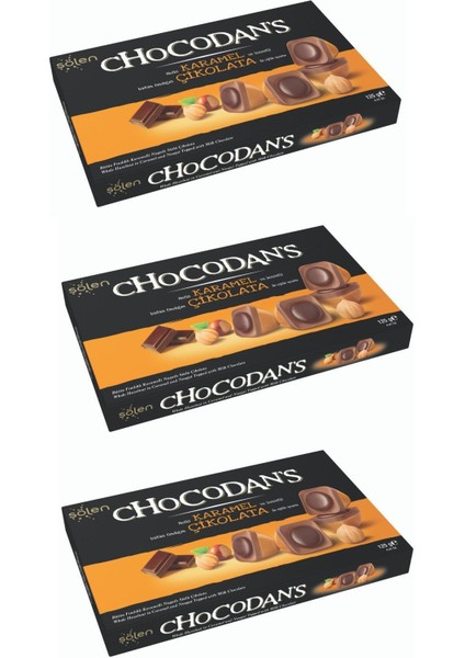Chocodans Fındıklı Çikolata 125G X3